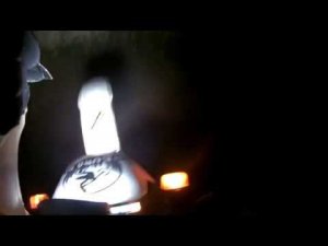 Honda degree xl250 Светодиодная фара против родной