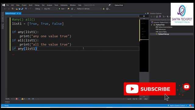 109 | any() and all() Functions in Python | Python Tutorial in Tamil | Python Tricks in Tamil