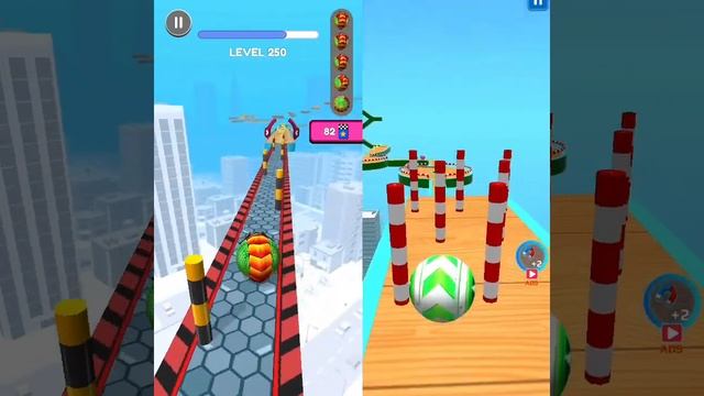 SKY ROLLING BALL GAME PLAY VS GOING BALL GAME PLAY SPEED RUN ANDROID GAME PLAY IOS GAMEPLAY