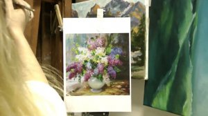 Рисуем сирень маслом мастер класс. Уроки живописи маслом спб