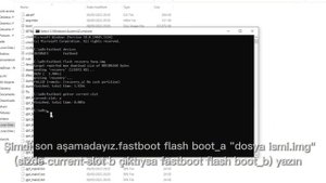 FAILED (remote: (recovery_a) No such partition) flash recovery hatası ve çözümü