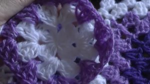 Плед Зигзаг на основе бабушкиного квадрата