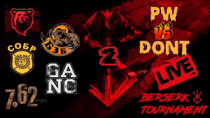 Tacticool: BERSERK TOURNAMENT2#4ПАРА#PW[RG] vs DoNoT[СОБР]