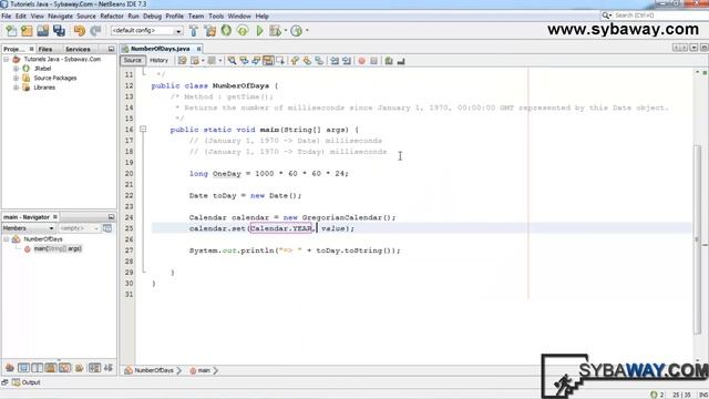 Tutoriel Java : Calculer le nombre de jours entre deux dates смотреть онлайн