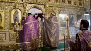 Неделя Крестопоклонная, вынос Креста