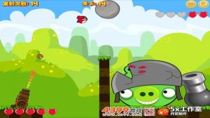 Angry Birds Cannon Collection 1 - BLAST GIANT PIGGIES WITH ONE SMALLES BIRDS LEVEL!