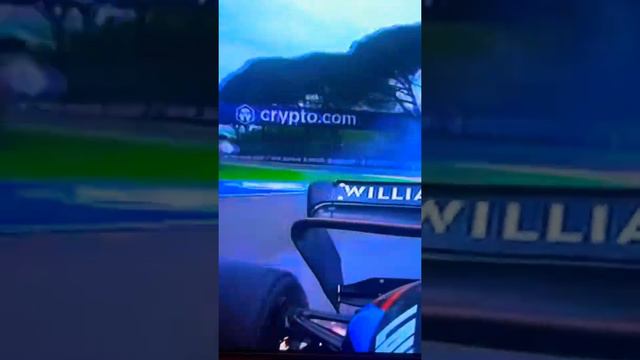 Williams Alex Albon brake failure