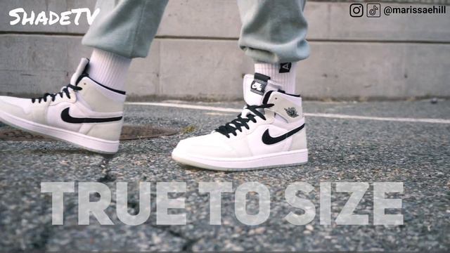 AIR JORDAN 1 ZOOM CMFT SAIL ON FOOT Review and Styling: Women’s Exclusive Heat w/ APTHCRY Socks!