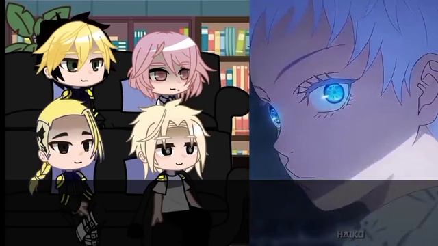 •|Tokyo revengers react to Takemichi as Satoru Gojo|•