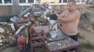 Самодельный станок колоть дрова!