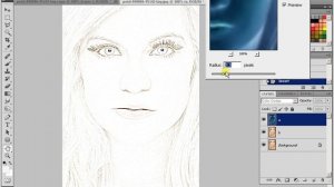 Photoshop Tutorial-Convert Photo To Line Drawing تحويل الصورة الى رسم بالفوتوشوب