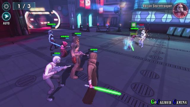 Star Wars Galaxy of Heroes Android iOS Walkthrough - Part 12 - Light Side Battles 3 (HARD) смотреть онлайн