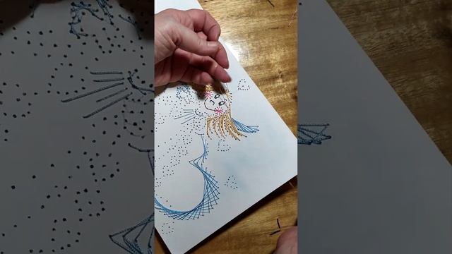 Панно "Ангел"в технике изонить Урок 8(2) смотреть онлайн