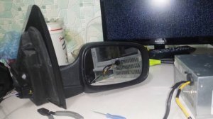 Установка зеркал с электроприводом на Меган 2