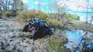 Самодельная багги. Утопили в болоте...