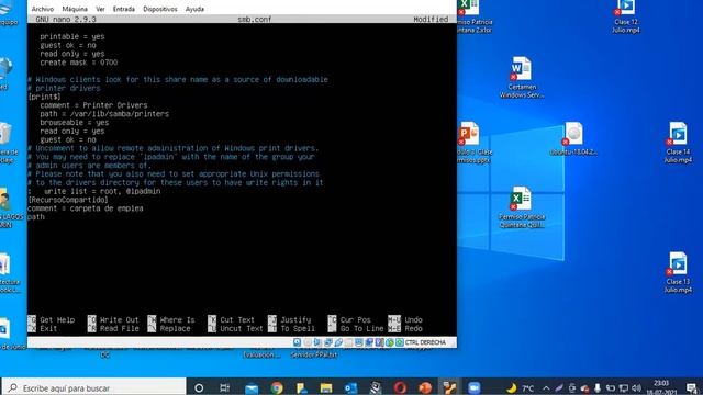Instalacion Samba Ubuntu Server 18.04 смотреть онлайн