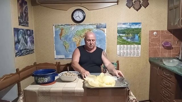 Голубцы с грибами.