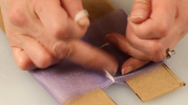 How To Make A Hair Bow Using Tulle смотреть онлайн