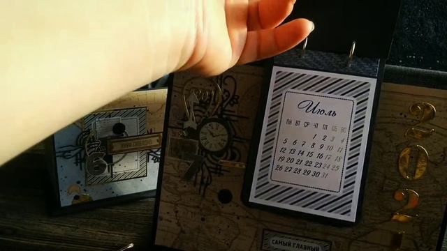 #ScrapMania_tm Мужской настольный календарь смотреть онлайн
