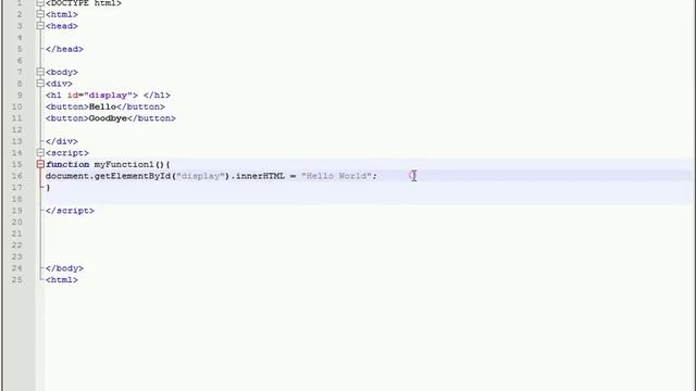 Hello World - HTML, CSS, Javascript