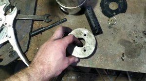 Ремонт глушителя тяжёлого дизельного мотоблока своими руками. Такого качества металла я еще не виде