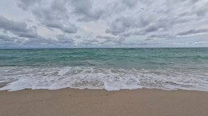 Шум океана. Волны океана, и сам бирюзовый океан. Пляж Майами Бич в 4К