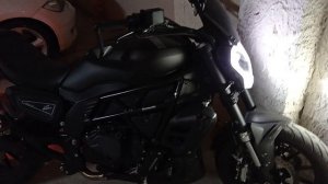 Benelli 502 C sound  Akrapovic