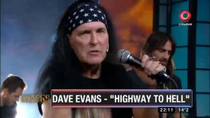 Dave Evans - Highway to Hell (AC DC) en vivo en Canal 9 Argentina