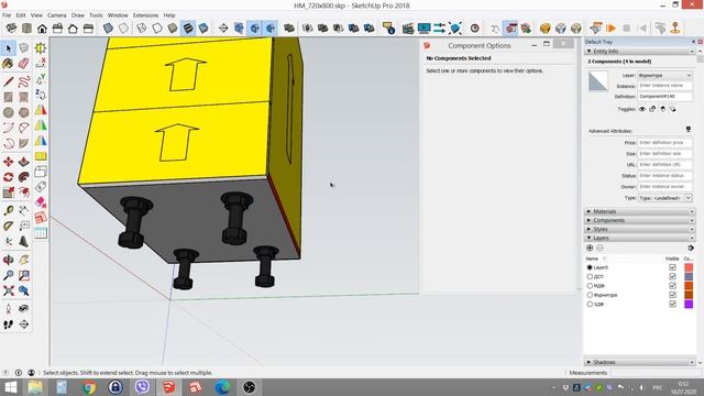 Проектируем нижние модули для кухни