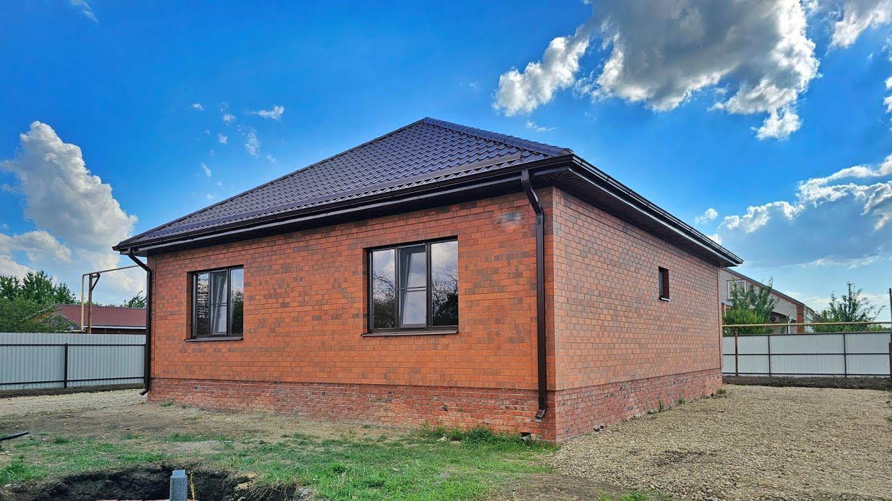 Новый кирпичный дом на 7 сотках, 89002937167 Выселки Краснодарский край