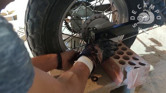 Cambio transmisión Suzuki van van rv 125. (Cadena, Plato y Piñón) смотреть онлайн