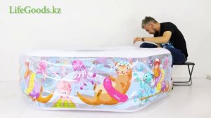 Детский надувной бассейн с надувным дном Intex 56493: обзор от Интернет магазина LifeGoods.kz
