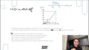 На рисунке представлен график зависимости пути s, пройденного телом, от времени t - №23221