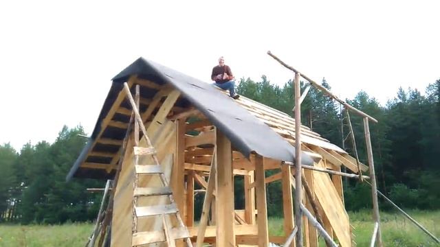 Крыша из наждачки - как самостоятельно построить каркасный дом