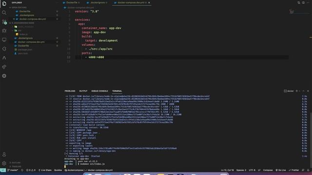 Dockerize your Node app смотреть онлайн