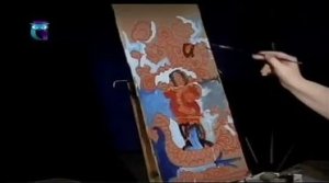 Уроки рисования (# 46) гуашью. Учимся рисовать орнамент