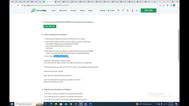 How to do Seo tasks in Sproutgigs (Seo + Promote + Engage 1x) sprout gigs seo task смотреть онлайн