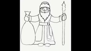 Дед Мороз Как нарисовать Деда Мороза Рисование поэтапно #DrawingforKids  Step by step drawing