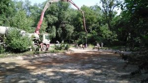 Бетонируем парк в селе Чобручи - УПТК-Строй
