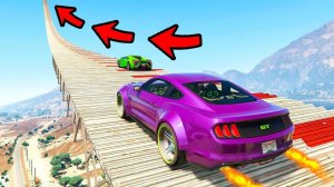 КАК ДАЛЕКО МАШИНА СМОЖЕТ ПРОЕХАТЬ ПО СЛОМАННОЙ ЛЕСТНИЦЕ В ГТА 5 МОДЫ! ОБЗОР МОДА В GTA 5! ВИДЕО ГТА