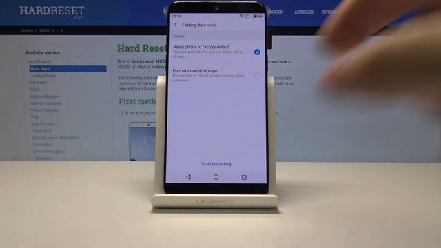 How to Factory Reset MEIZU 15 by Settings - Erase All Data смотреть онлайн