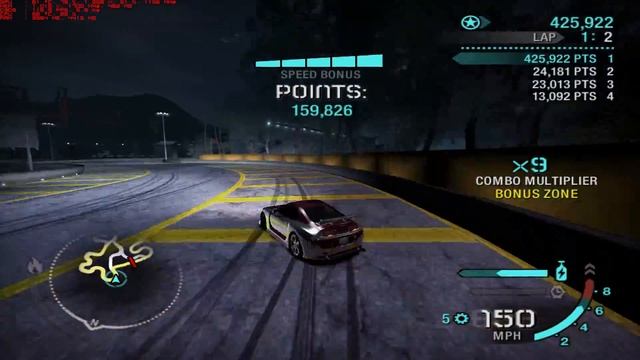 NFS Carbon Silver Track Drift Challenge series 5.1 Million Supra смотреть онлайн