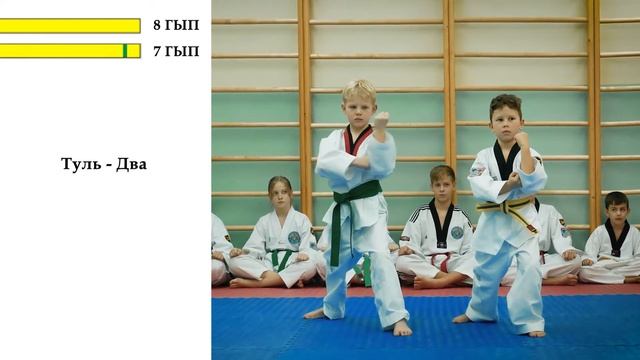 8 и 7 ГЫП | Аттестация по таэквондо (Желтый пояс и Желто-зеленый пояс)