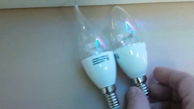 Светодиодная лампа Ecola свеча и свеча на ветру 7Вт Е14 с прозрачной колбой смотреть онлайн