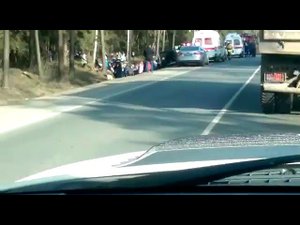 Авария на трассе А107 в Подмосковье