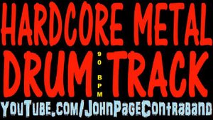 Hardcore Metal Drums Only Track FREE 90 bpm