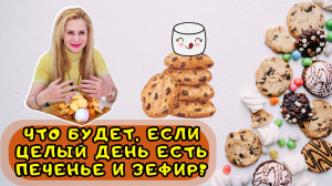 Что будет, если целый день есть ПЕЧЕНЬЕ и ЗЕФИР?