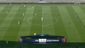 №12 ПСЖ 2-1 Ренн (Ligue 1/ Лига 1 Франция) Прохождение за ПСЖ. ПЕРВЫЙ СЕЗОН FIFA 17