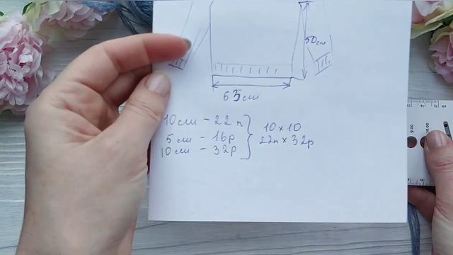 Как рассчитать петли на свитер спицами по вязаному образцу смотреть онлайн