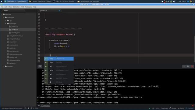 Typescript 101 #4 -Classes, Abstract classes, Static Methods